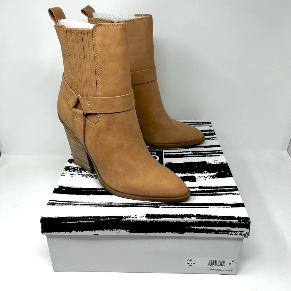 NEW Dolce Vita Nilano Ankle Boots Women's Size 9 - Picture 6 of 12